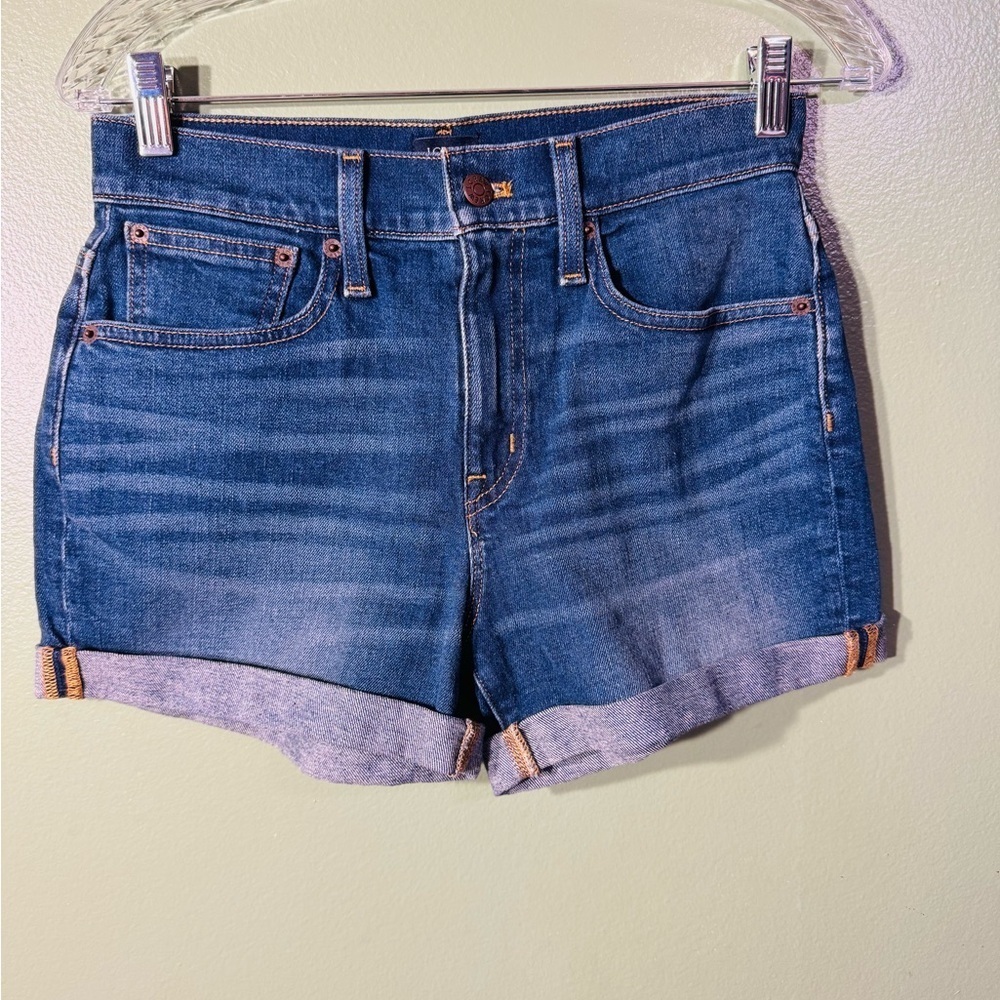 J. Crew Women's Blue Jean Shorts - Picture 2 of 8